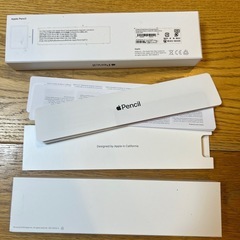 iPadとアップルペンシルの空箱
の画像