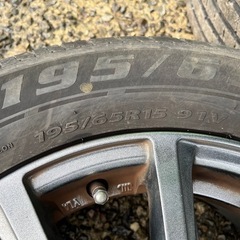 2023年製 バリ溝　195/65R15 タイヤホイール4本セット サマータイヤの画像