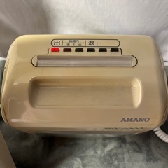 AMANO 電子タイムレコーダー BX 2000 タイムカードラック付きの画像