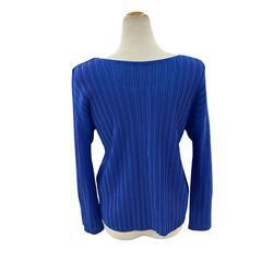 199990 ISSEY MIYAKE イッセイミヤケ カーディガン PLEATS PLEASE プリーツプリーズ ブルー レディース [1000025372518]の画像