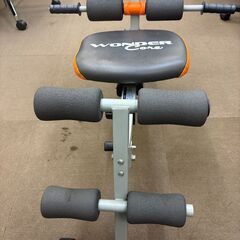 Wonder Core ワンダーコア 腹筋マシン 背もたれローラー 自宅トレーニング 家庭用フィットネス 画像現状 使用感あり ダイエット 筋トレ器具の画像