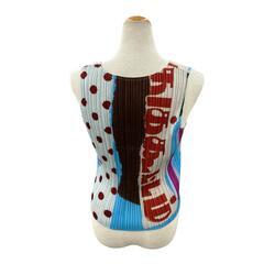 199990 ISSEY MIYAKE イッセイミヤケ カットソー PLEATS PLEASE プリーツプリーズ マルチカラー ポリエステル レディース [1000025372563]の画像