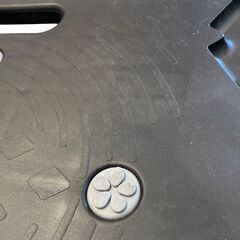 樹脂製 連結 平台車 ナイロンキャスター 最大積載量100kg 黒 ブラックの画像