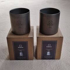 ◆新同◆S'more Titanium cup double 二重 チタンカップ 450mlの画像