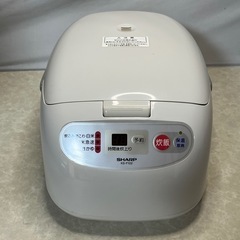 SHARP 炊飯器 KS-F102-H ホワイトの画像
