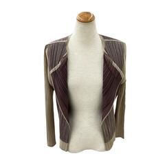 199990 ISSEY MIYAKE イッセイミヤケ カーディガン PLEATS PLEASE プリーツプリーズ ポリエステル レディース [1000025372259]の画像