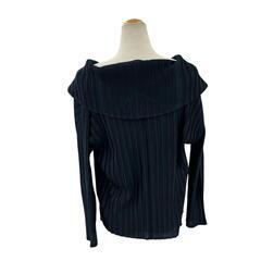 199990 ISSEY MIYAKE イッセイミヤケ カーディガン PLEATS PLEASE プリーツプリーズ ブラック ポリエステル レディース [1000025372044]の画像