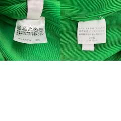 199990 ISSEY MIYAKE イッセイミヤケ カットソー PLEATS PLEASE プリーツプリーズ グリーン ポリエステル レディース [1000025372525]の画像