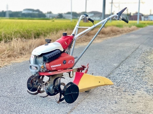 ヤンマー 小型 管理機 耕運機 家庭菜園 MT-30 型 アタッチメント付 作動品