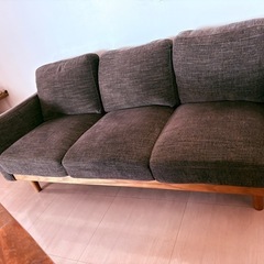 【お得セット】Ashley Furnitureテーブル × 大川家具ソファ＊おしゃれ空間にの画像