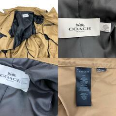 186005 COACH コーチ トレンチコート S ベージュ コットン/ポリエステル レディース [1000023072236]の画像