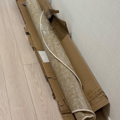 ベージュ 円形ラグ 北欧　シンプルデザイン（shikimono）の画像