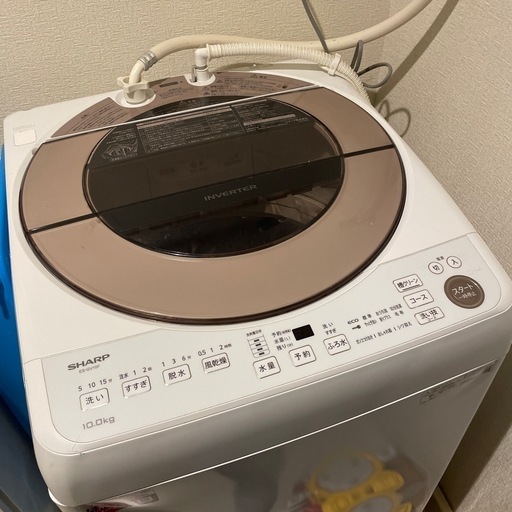 乾燥機付き10キロ縦型洗濯機