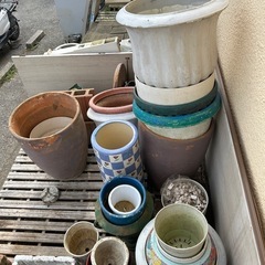0円　無料　植木鉢　鉢　置物　飾り　置き物　ブロック　園芸　ガーデニング　家庭菜園　何個でもご自由にお持ちください。の画像