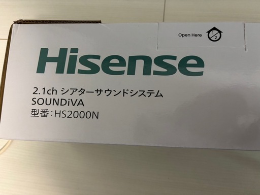 早いもの勝ち！ハイセンス　シアターサウンドバー