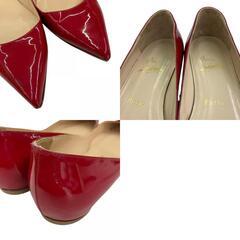 186005 Christian Louboutin クリスチャンルブタン パンプス 23 レッド [1000021826572]の画像