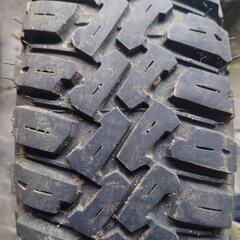ダイハツ純正 鉄ホイール ハイゼット 14x4J PCD100 MUDSTAR 145/80R12 軽トラ　M/Tタイヤの画像