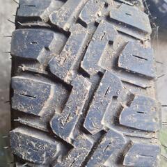 ダイハツ純正 鉄ホイール ハイゼット 14x4J PCD100 MUDSTAR 145/80R12 軽トラ　M/Tタイヤの画像