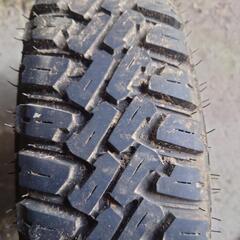 ダイハツ純正 鉄ホイール ハイゼット 14x4J PCD100 MUDSTAR 145/80R12 軽トラ　M/Tタイヤの画像