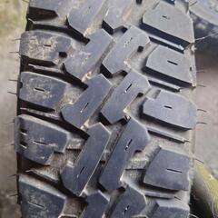 ダイハツ純正 鉄ホイール ハイゼット 14x4J PCD100 MUDSTAR 145/80R12 軽トラ　M/Tタイヤの画像