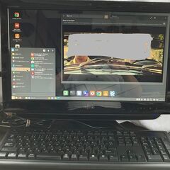 FMVE30DTW一体型パソコン LinaxMintインストール 世界のTV見れます！の画像