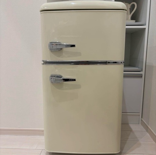 レトロ 冷蔵庫 81リットル 一人暮らし用