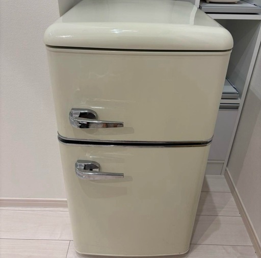 レトロ 冷蔵庫 81リットル 一人暮らし用