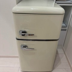 レトロ 冷蔵庫 81リットル 一人暮らし用の画像