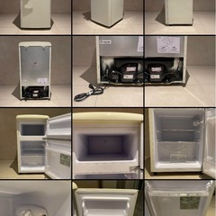 レトロ 冷蔵庫 81リットル 一人暮らし用の画像
