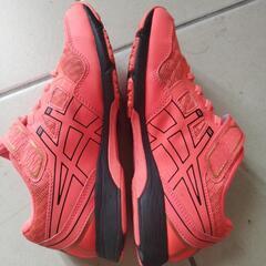 【22.5cm】ASICSスニーカーオレンジの画像