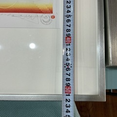 アート作品🖼️ 1点物❗️ 現代アート🎨 オシャレ パステルカラー 絵画 壁掛け　縦約52cm 横約43.2cm　の画像