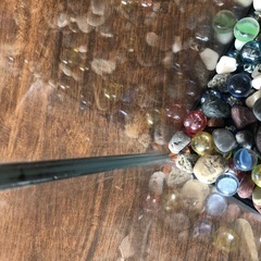 水槽　天然石　ビニールホース等の画像