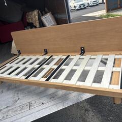😺無印良品　アームレスソファの画像