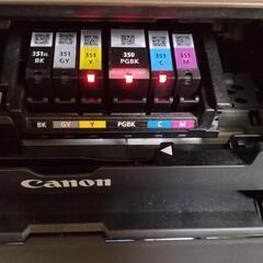 【ジャンク】CanonプリンターMG7130・純正インクの画像