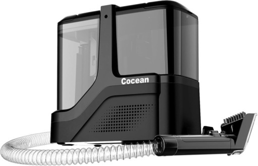 【新品未使用品】COCEAN リンサークリーナー カーペットクリーナー 家庭用スチームクリーナー18000Pa 染み抜き 布洗浄機