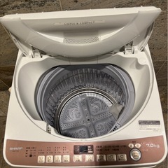 洗濯機 ES-T712 SHARP 2020年製　7キロ洗濯機の画像