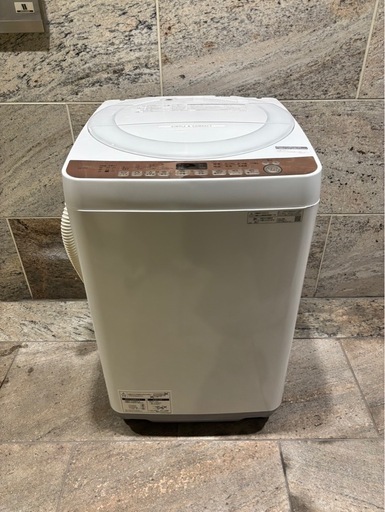 洗濯機 ES-T712 SHARP 2020年製　7キロ洗濯機