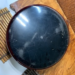 【曙塗 茶櫃】配送可能　漆器 茶道具漆器　茶道具　煎茶道具　時代物　漆芸 木製 伝統工芸品　輪島塗　懐石道具　華道具　骨董　古玩の画像