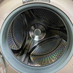 2022年製 SHARP/シャープ ドラム式電気洗濯乾燥機 洗濯7kg/乾燥3.5kg ES-S7G-NL ピンクゴールド 左開き 中古家電 店頭引取歓迎 R10014の画像