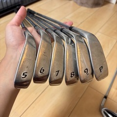 ミズノゼファーZM-01 5〜9アイアン　NIKEウェッジつけますの画像