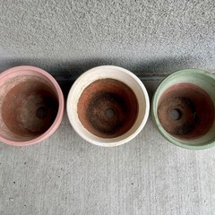 植木鉢　3つの画像