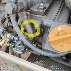 ヤンマートラクターke-4　ディーゼルエンジン　あると便利な耕運機の画像