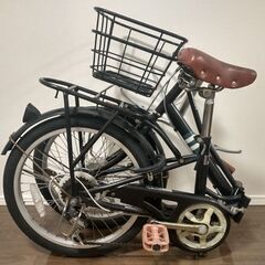 折りたたみ自転車の画像