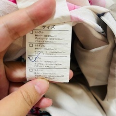 枕カバー、ダブル掛け布団カバー
の画像