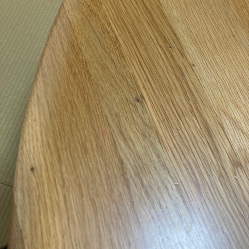 ラウンドダイニングテーブル　大川家具