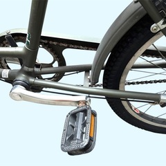 キャンセル待ちのみ受け付け【引き取り9/13-17限定】ブリヂストンミニベロ　カーキ色 中古　20インチの画像