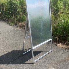A型看板／中古看板/ステンレス看板　の画像