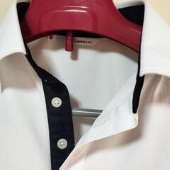 学生白の半袖シャツ　Sサイズ①の画像