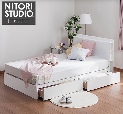 ニトリ　ベッドフレーム　セミダブル