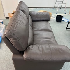【本日限定】3人がけPUレザーソファの画像